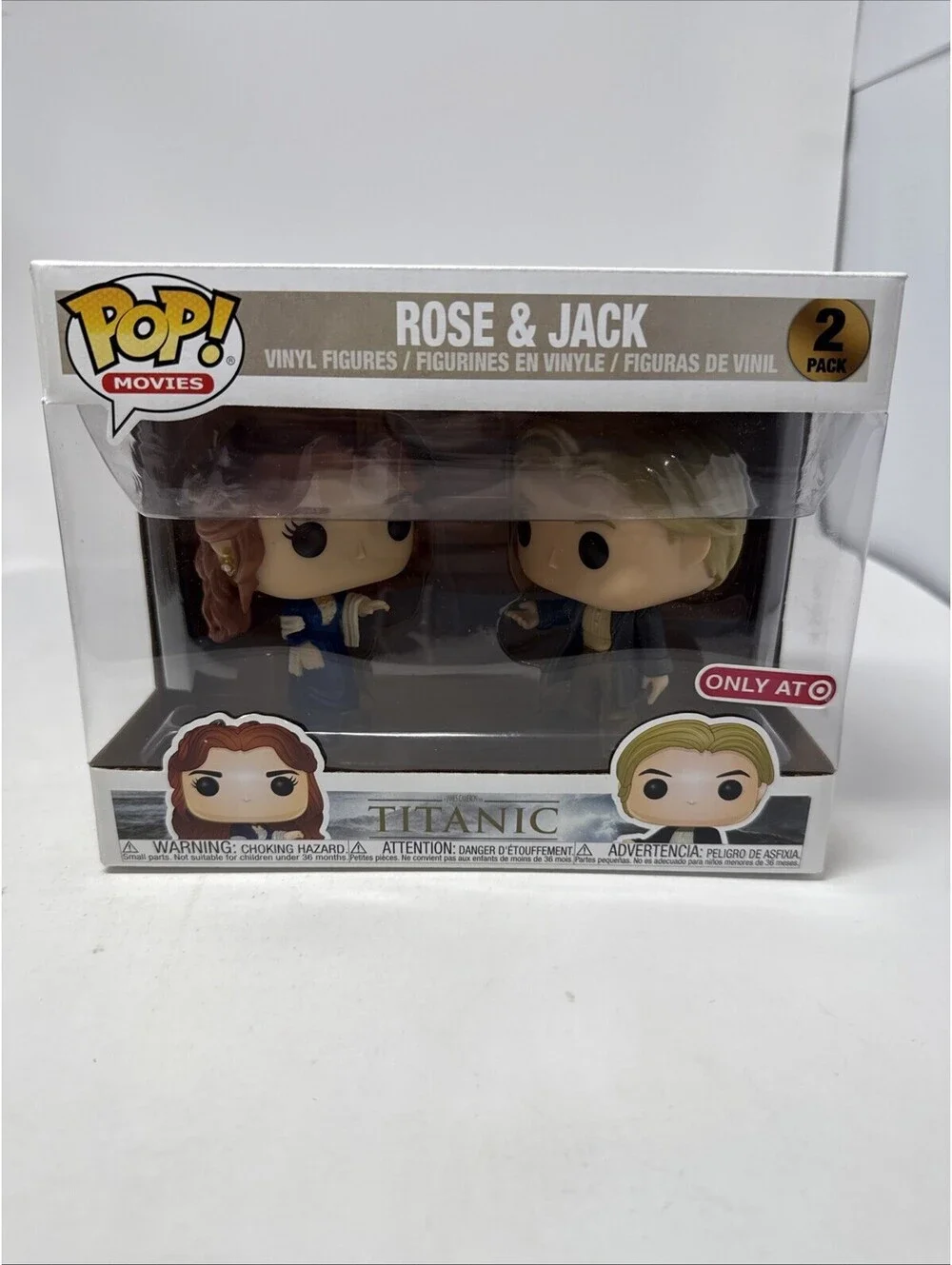 Funko POP! Movies Titanic Rose & Jack Target Exclusive Vinyl Figure